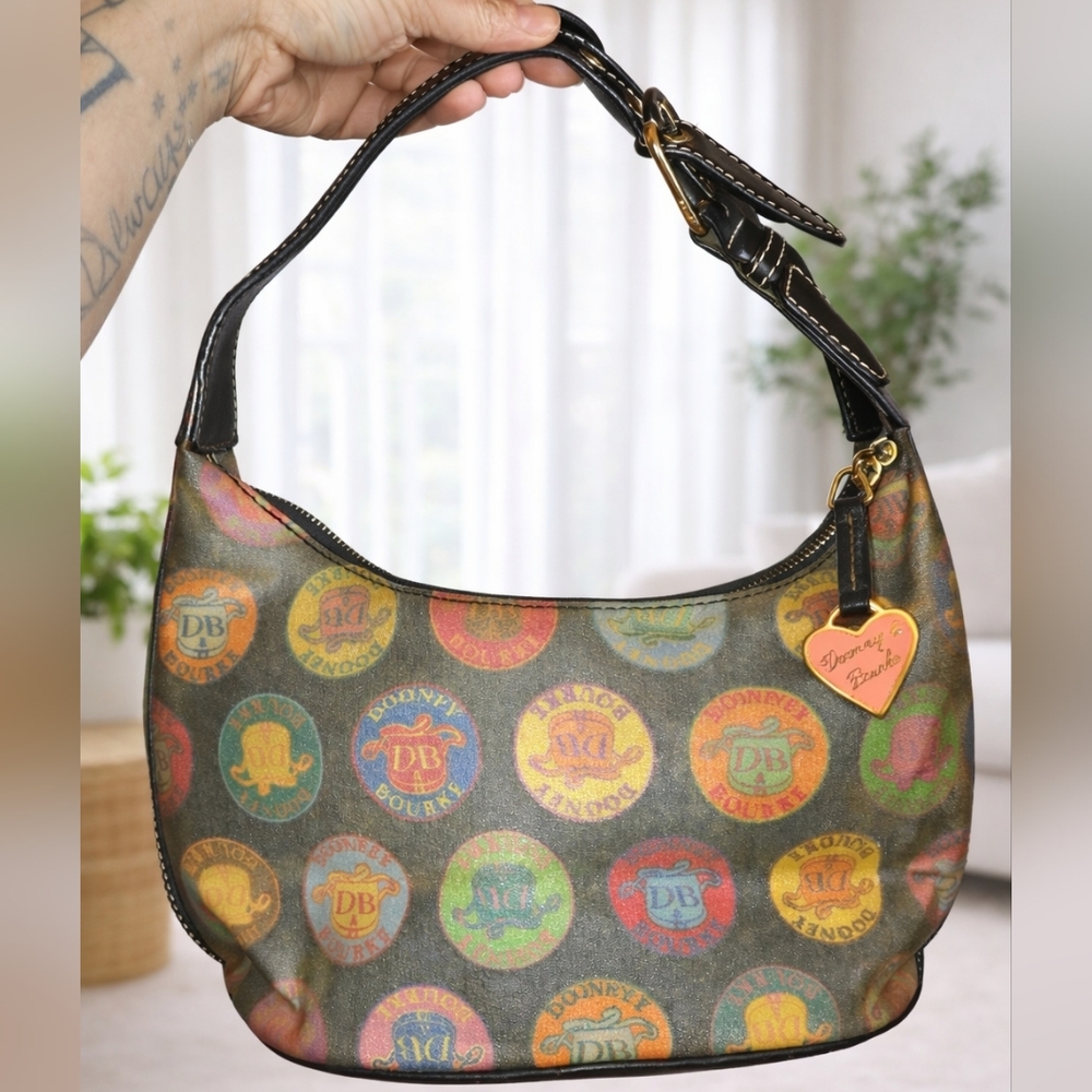 Dooney & Bourke Colorful Logo Shoulder Bag